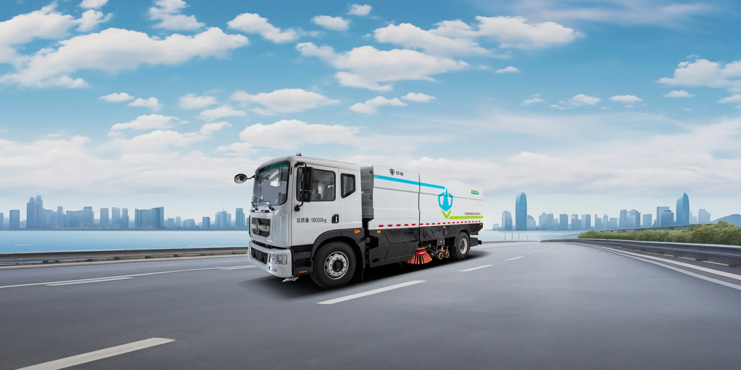 18-ton Electric Sweeper-Washer Truck