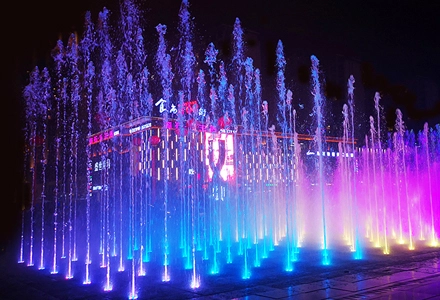 LED Middle-Hole Ring Fountain Light